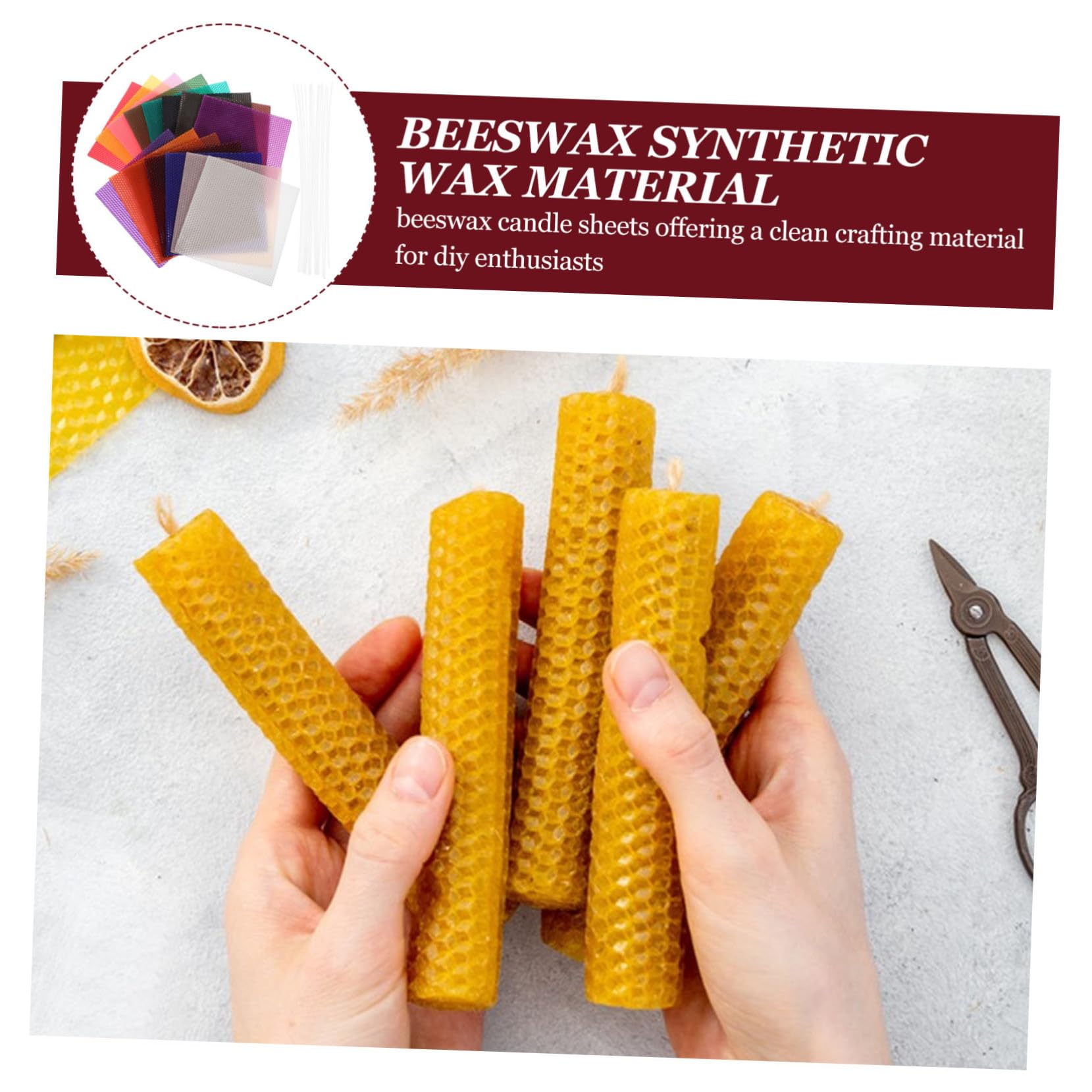 Anneome - Forniture Per Decorazioni Kit Fai Da Te Per La Casa Aromaterapia E Candele Per Candele Cera Natalizia Per Feste A Nido D'Ape Decorazioni Facili Da Usare