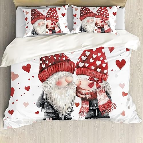 Miniatura 5 de BIGCARJOB Juego de funda de edredón de hongos, juego de funda de edredón con patrón de hongos trippy, juego de ropa de cama de dibujos animados para