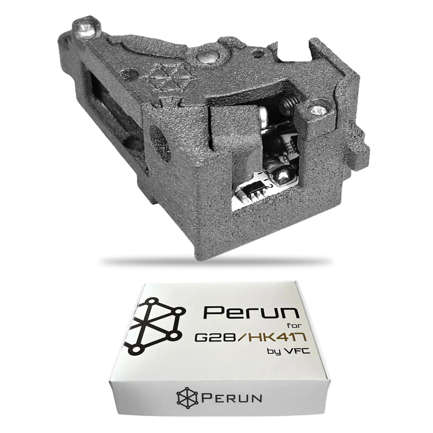 Perun Mosfet Upgrade for AEG Airsoft Rifle V2 Tokyo Marui Gearbox V3, G&amp;G ETU Gearbox, Krytac Kriss Vector, VFC G28/HK417 Gearboxes, and HPA Systems - Programmable Fire Modes, Precocking, DMR Mode