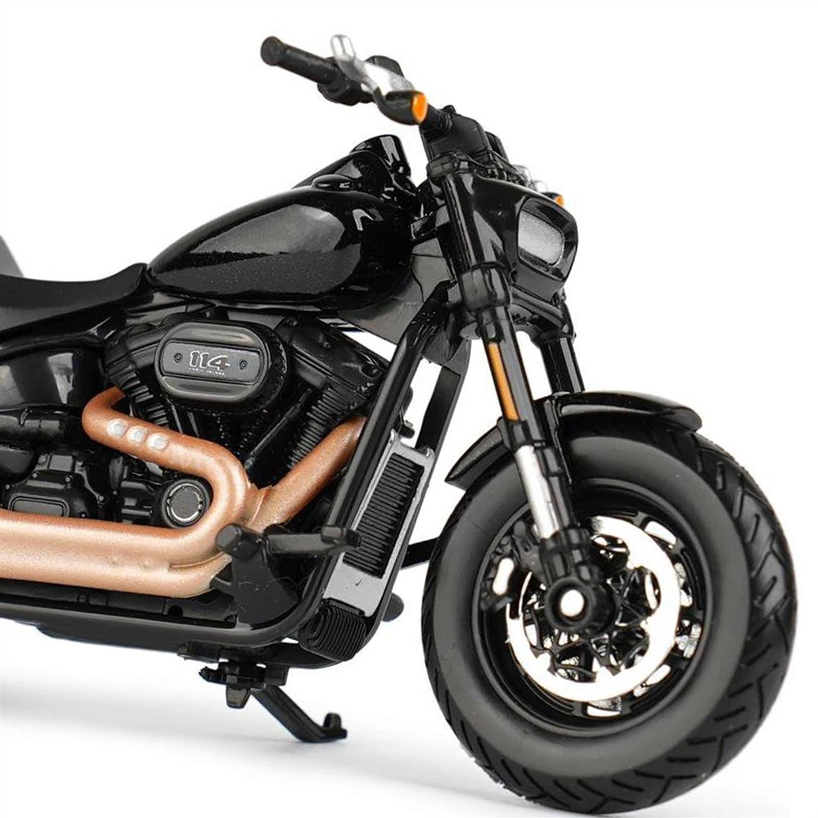 Modello 1/18 Per Harley Per Davidson 114 Fat Bob 2022 Modello Di Moto Die Cast Veicoli Da Collezione Giocattoli