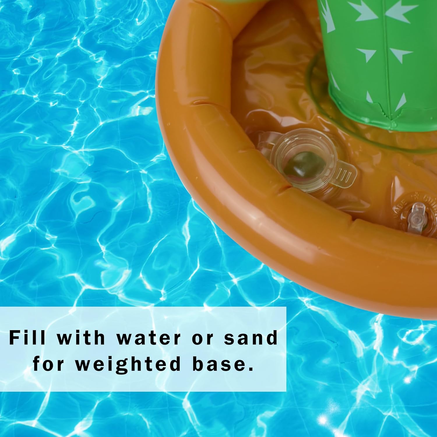 Inflatable Cactus Pool Party Decorations - Ideal for Cinco De Mayo, Mexican Fiesta Theme Or Cowboy Wild West Backdrop Decor - Summer Fun Pool Float, Beach Party Birthday Props - 32" Tall Green