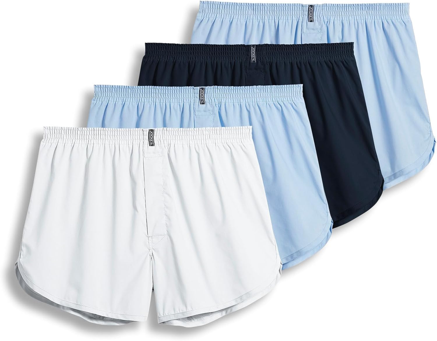 Jockey Men’s Underwear Tapered 5″ Boxer – 4 Pack