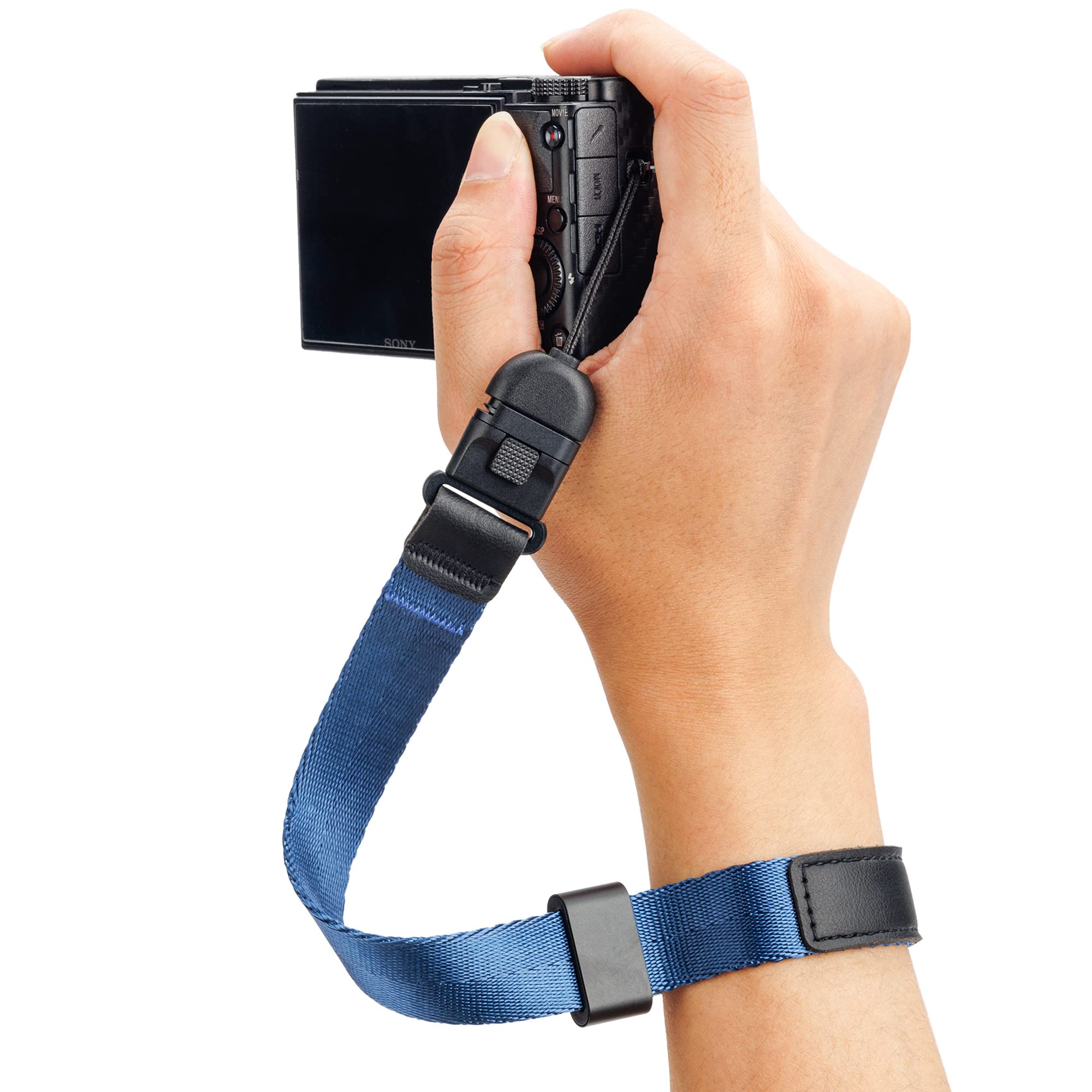 Camera Wrist Strap de mano de nylon resistente para cámaras mirrorless sin espejo 8
