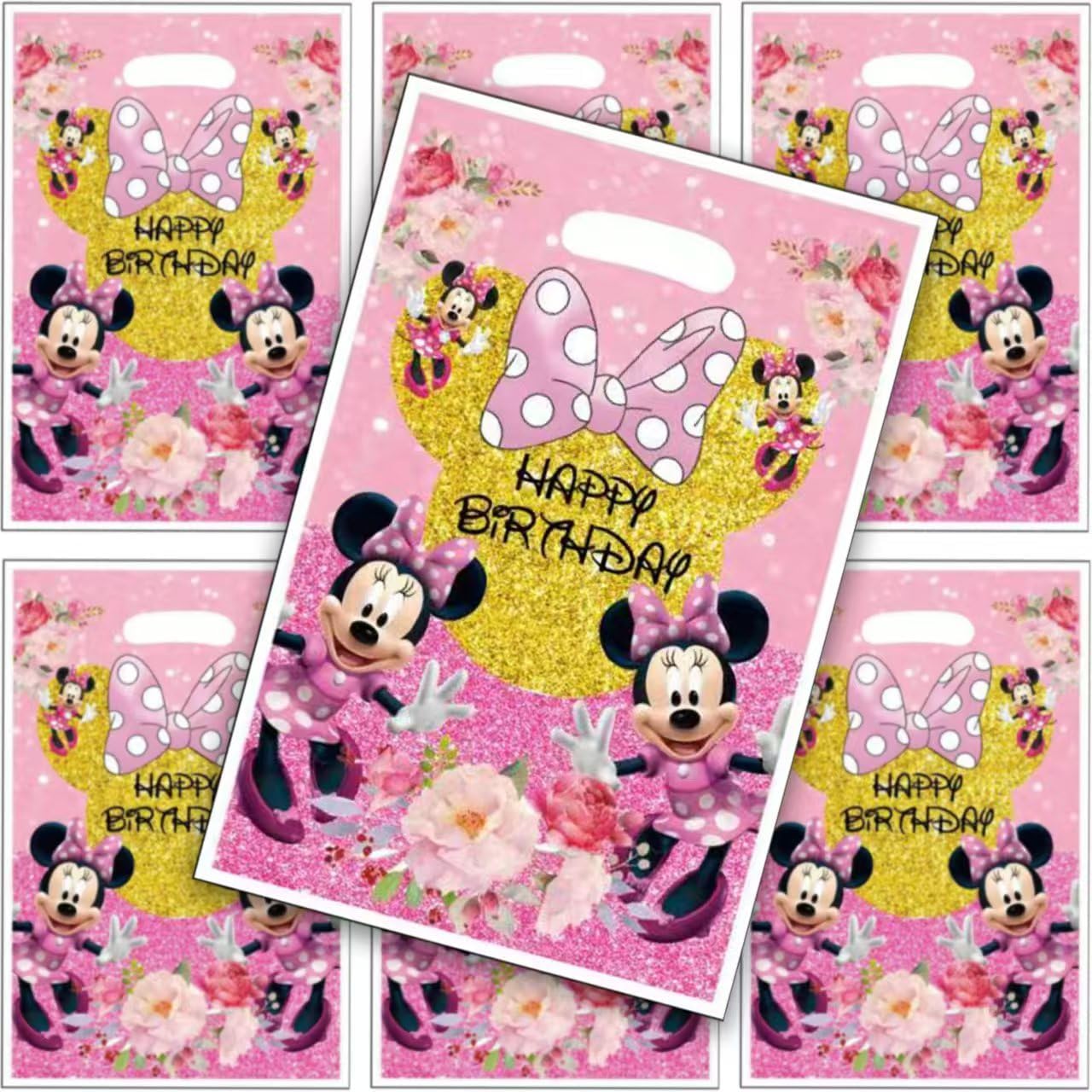 30PCS For Minnie party gift bags, supplies, and decorations. Perfect for cartoon parties, ideal for kids, and great for family events, prizes, carnivals, and Christmas