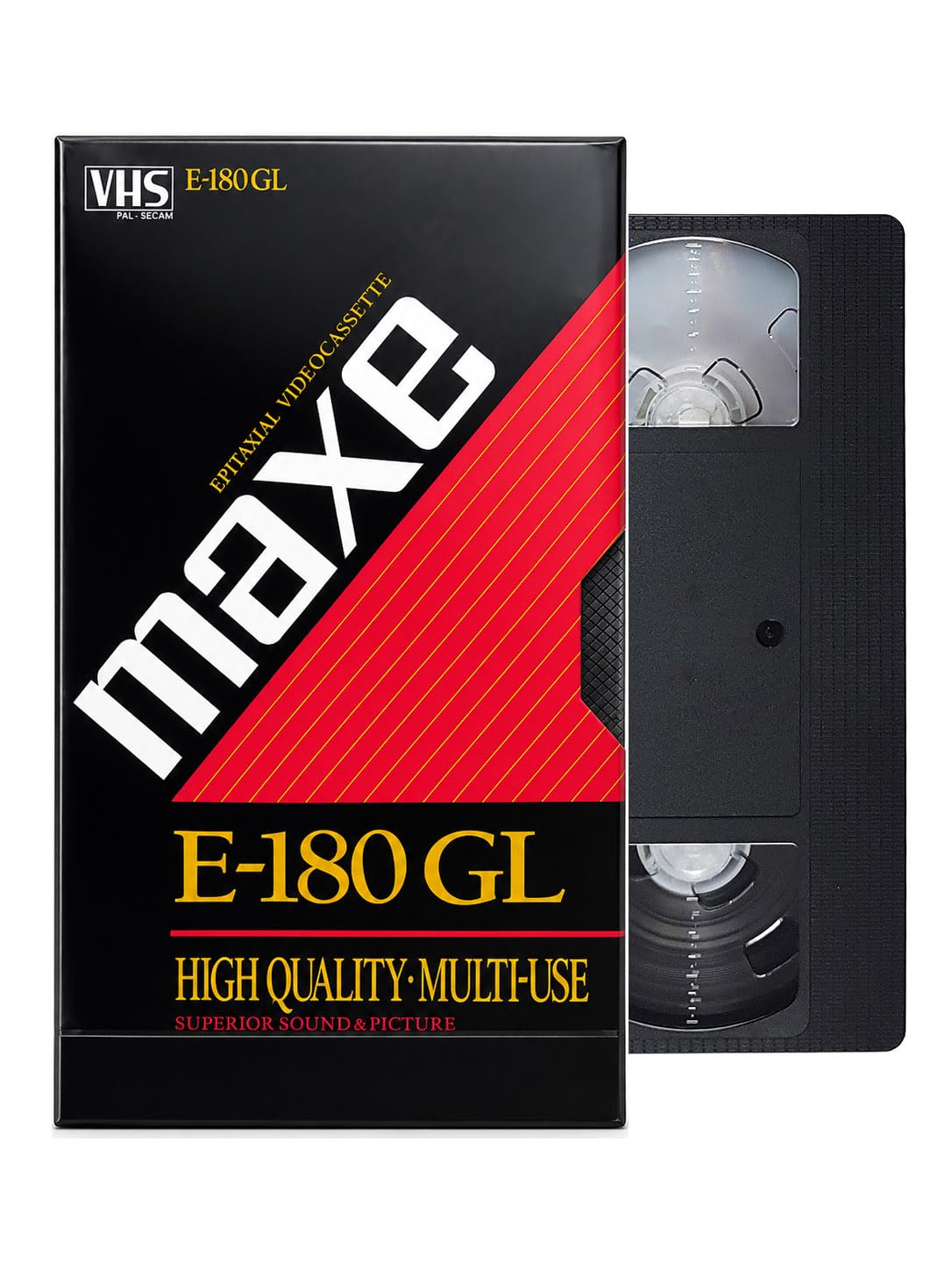E-180GL VHS Video Cassette Tape | 180 Minutes Recording Time | PAL/SECAM | High Quality Multi-Use Blank VHS Tape | VCR Cassette Tape-picture-23