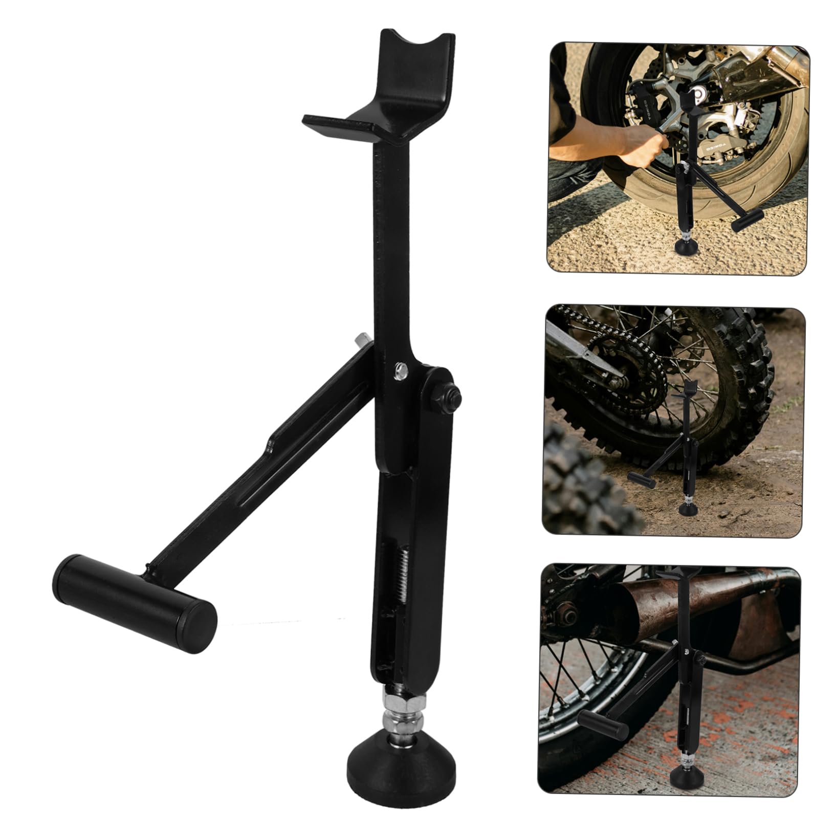 Gatuida Support de Roue de Moto Outil de Levage pour Roue et Arrière Accessoire Entretien pour Moto