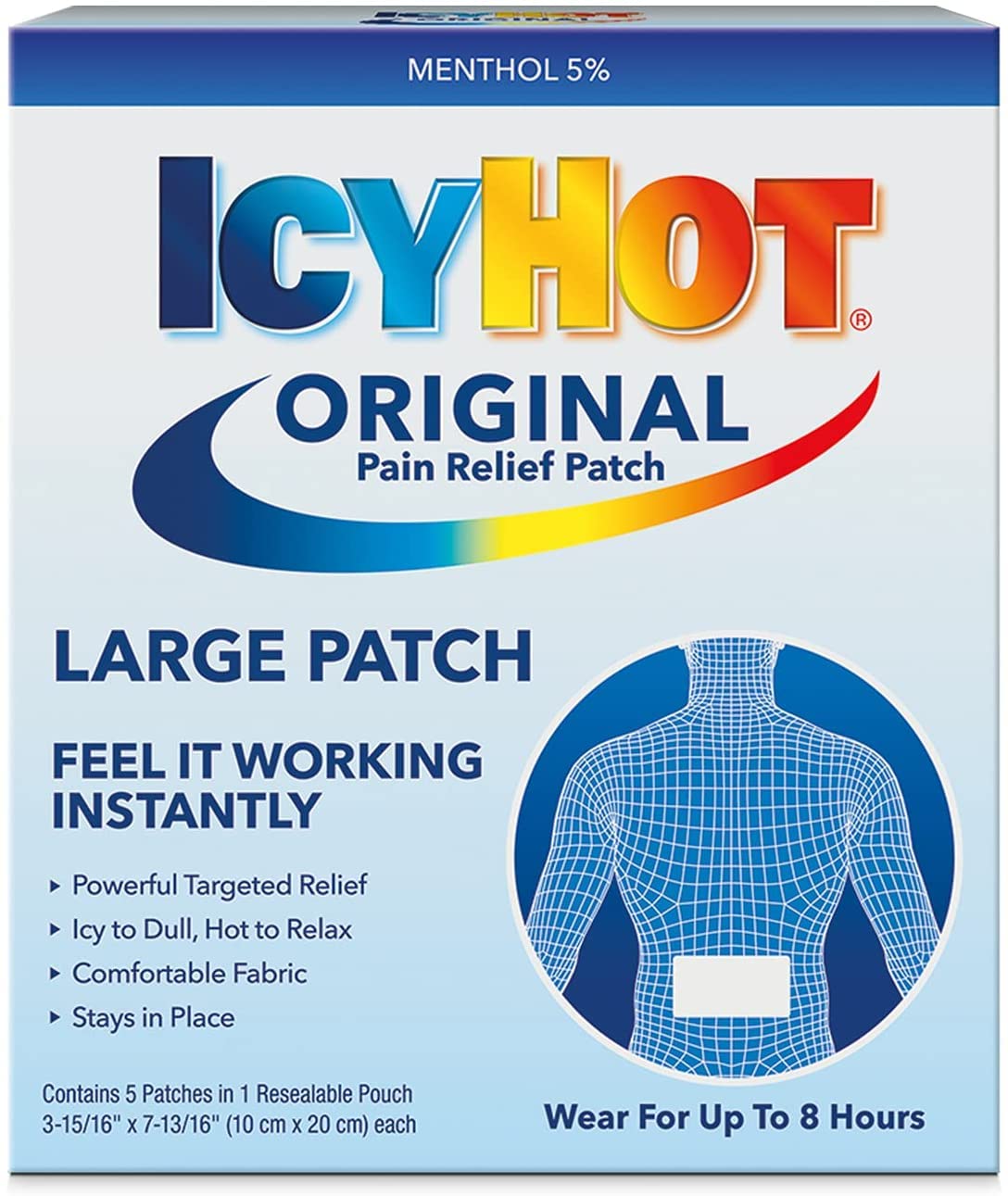 Buy Icy Hot Extra Strength Original Medicated Advanced Pain Patch 5pcs