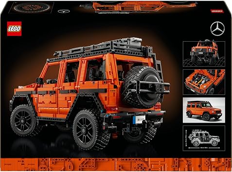 LEGO Technic Mercedez-Benz G 500 PROFESSIONAL Line 42177 - Collectible 4X4 Model Off-Road Vehicle Building Set for Adults, Creative Gift Ideas for Women and Men (2891 Pieces)
