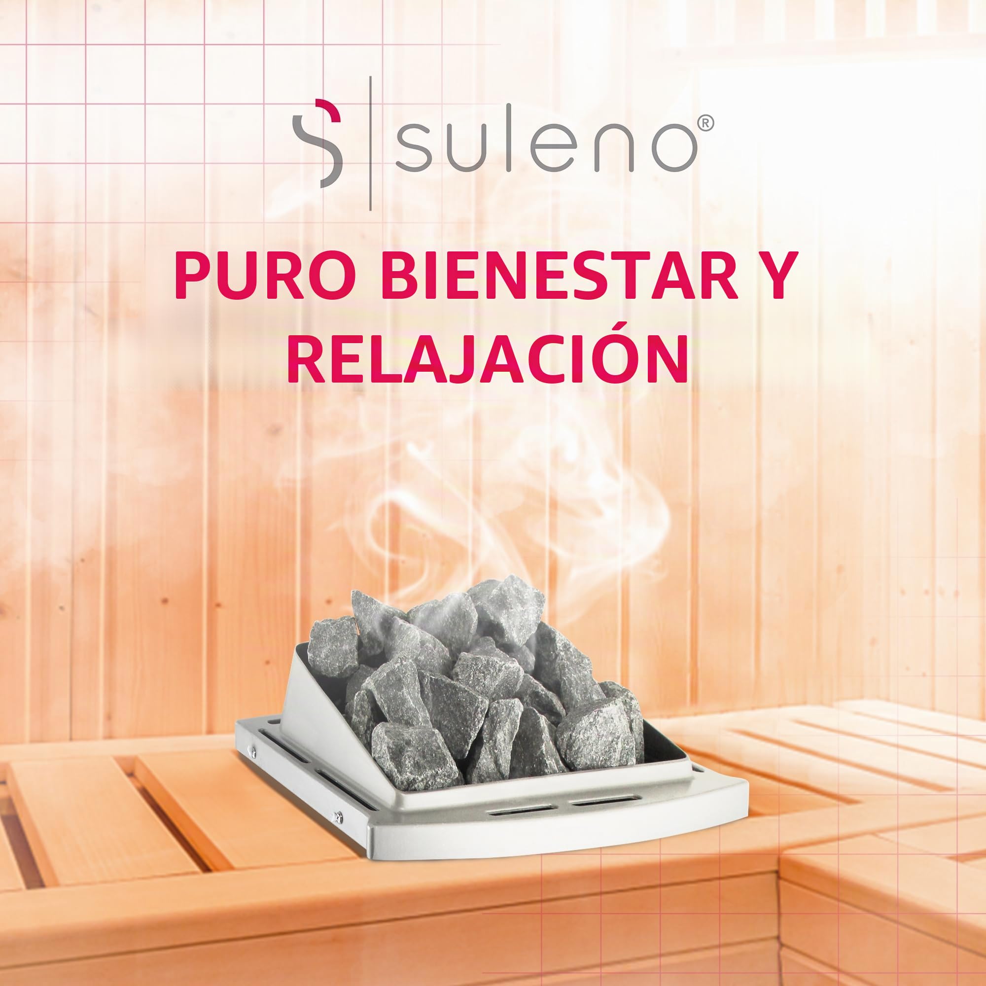 Original – Piedras para sauna finlandesa 20 kg olivindiabas humidificación piedras Vapor piedra para sauna Horno elektroofen Madera Horno