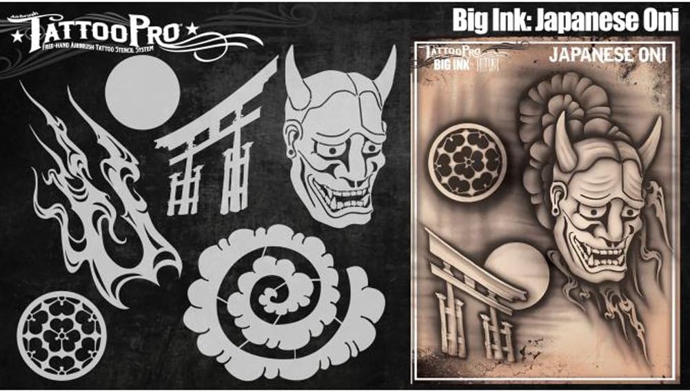 Tattoo Pro Stencils Big Ink - Japaenese Oni