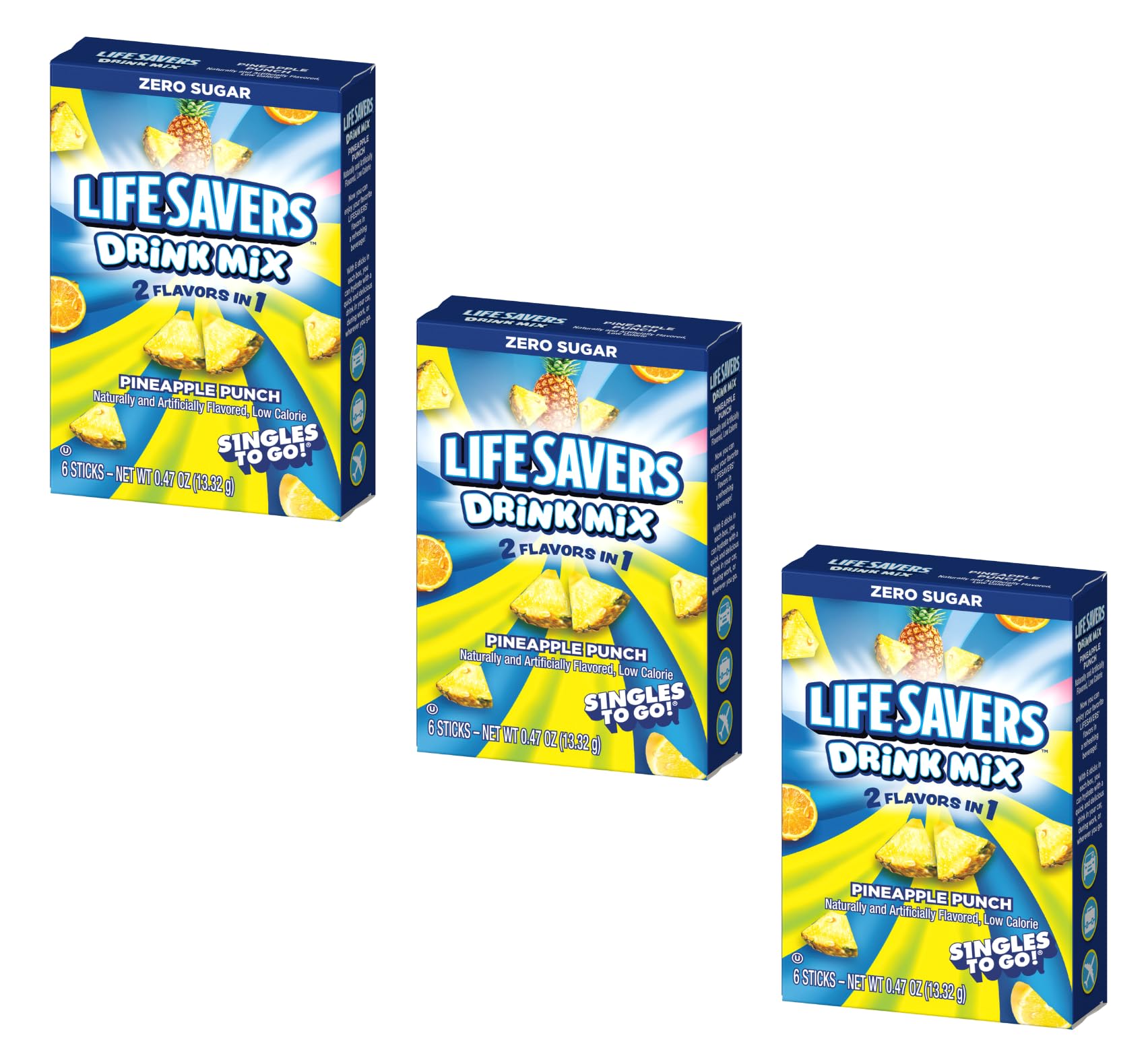 Amazon.com : Life Savers Pineapple Punch Drink Mix - Pack of 3-6