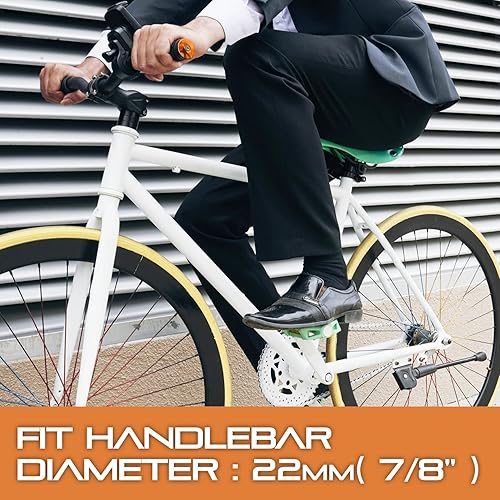 Miniatura 10 de 2 tapones de extremo de manillar (negrorojonaranjaazul)