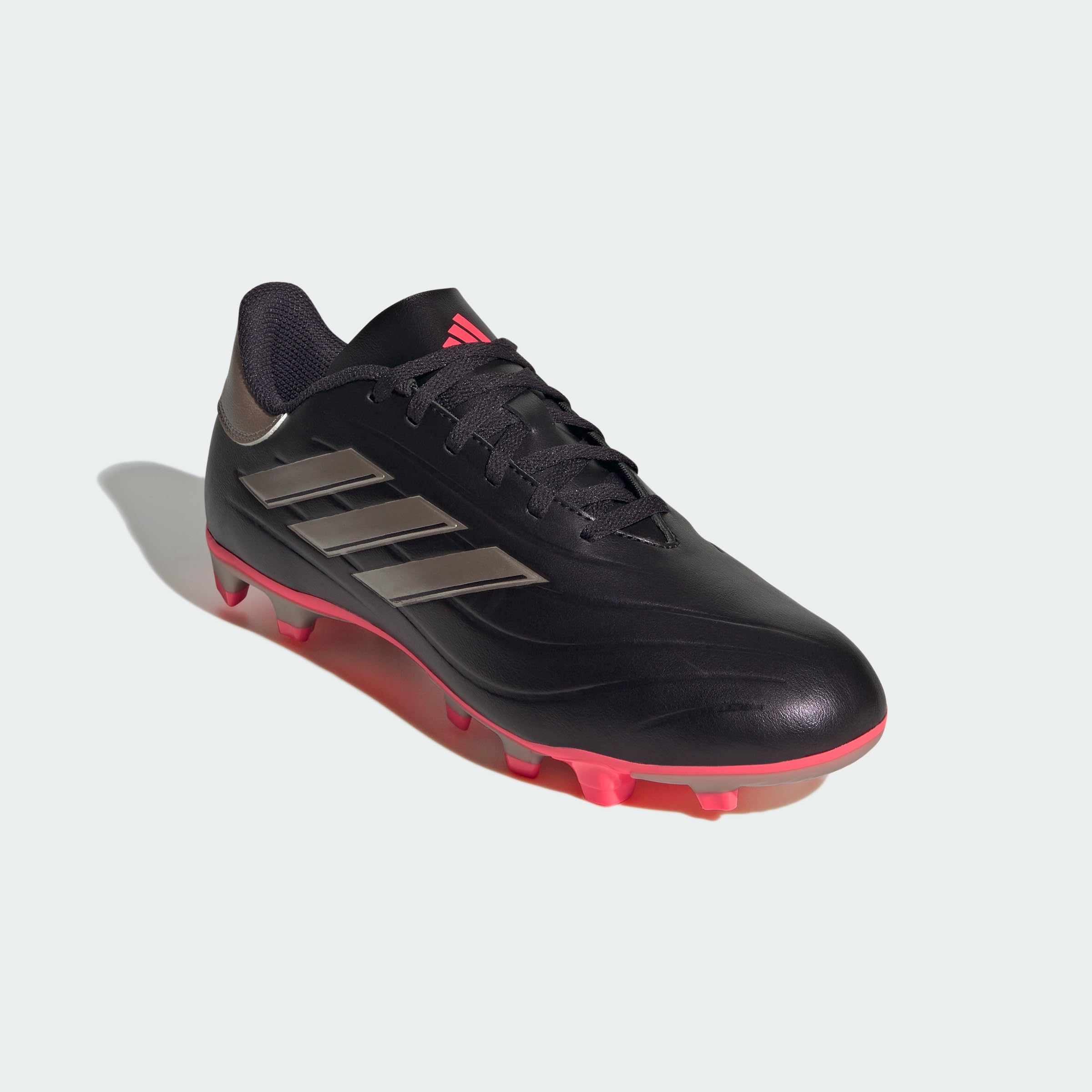 adidas Unisex Copa Pure 2 League Firm Ground Boots Leather Upper Blue, Lila Grau, 42 2/3 EU
