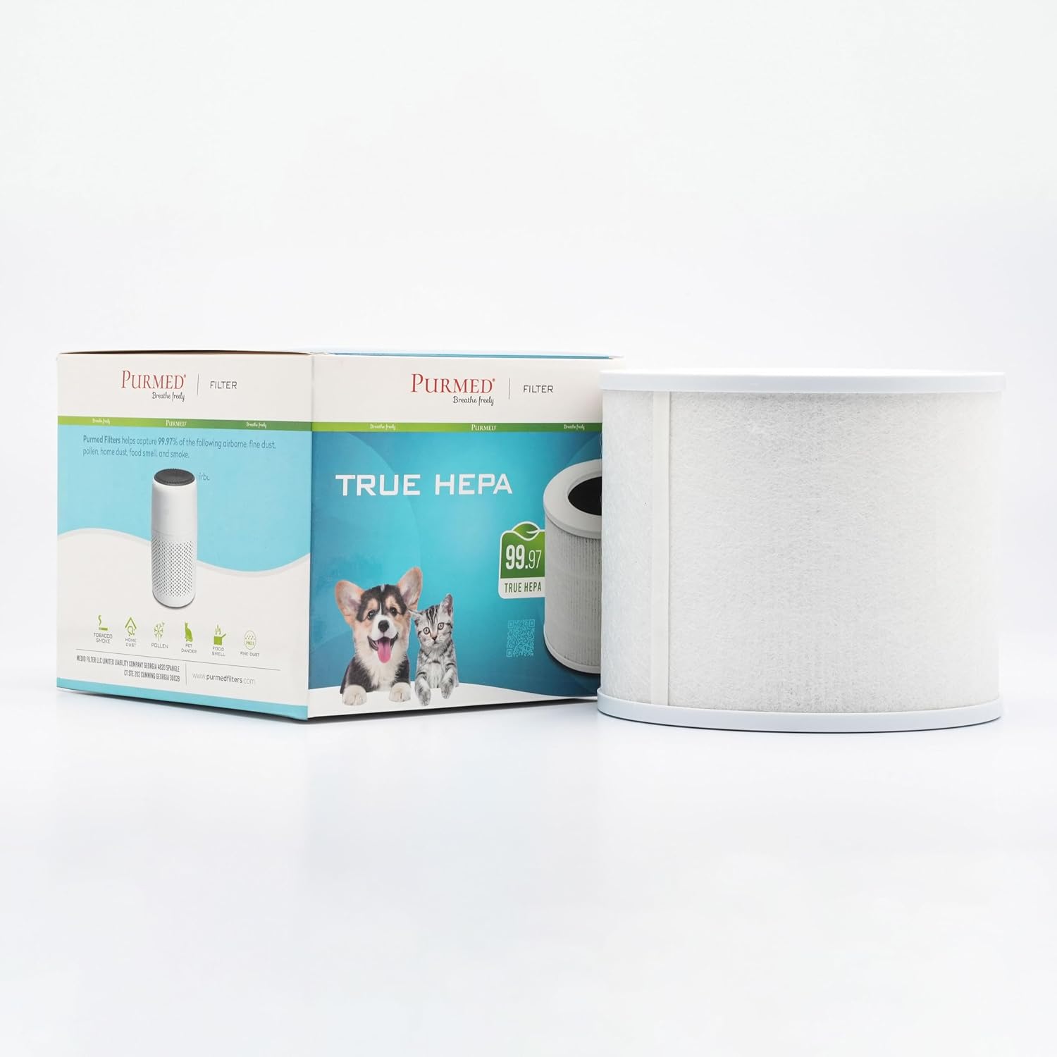 Purmed Levoit Core Mini Air Purifier Hava Temizleyici Uyumlu Hepa + Karbon Filtre