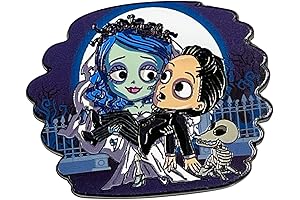 Spooky Pin - 2 Inch Spooky Scary Enamel Pin for Halloween