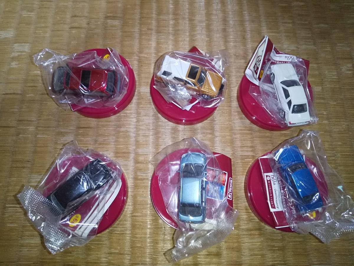 トヨタ歴代名車シリーズ ワンダ缶コーヒーおまけ 全6種コンプ×9セット