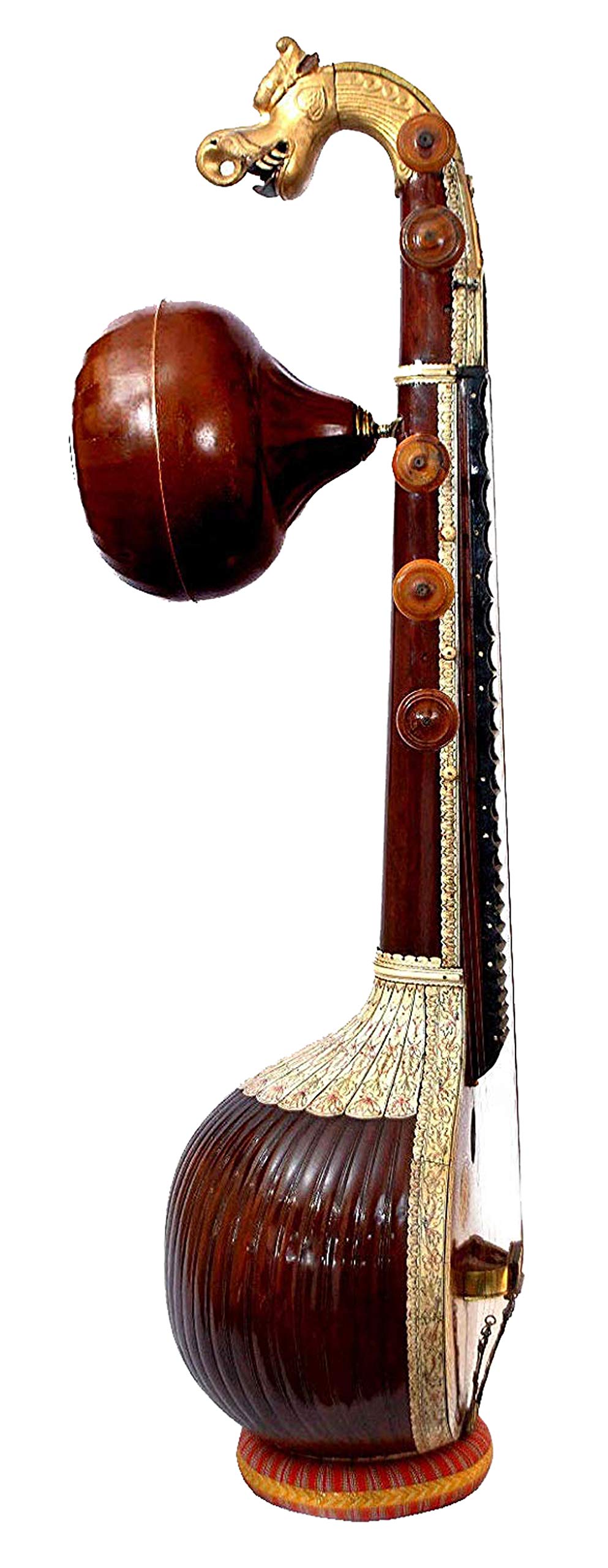 Makan Jackfruit Wood With Special Electric Saraswati Veena Traditional