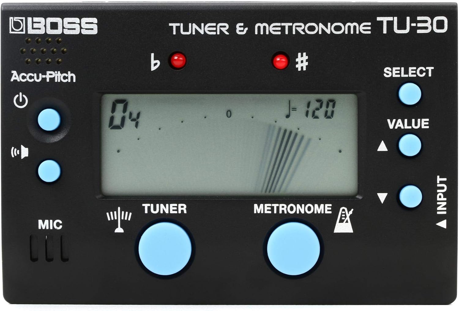 Boss TU30 Metronome Tuner Musical Instruments