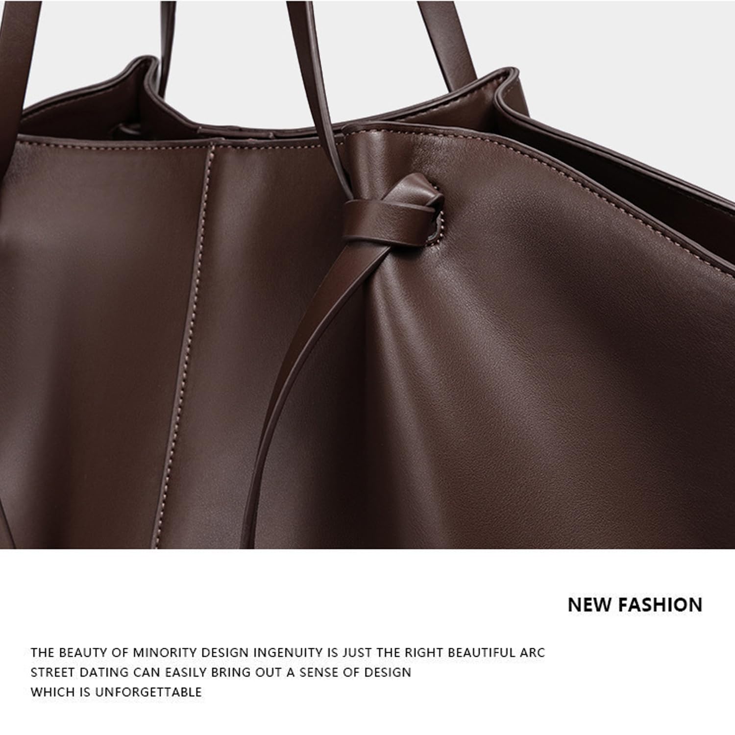 Générique Sac de cours femme élégant – Sac à main haute capacité et cuir végan lisse – Idéal pour le travail ou les cours universitaires