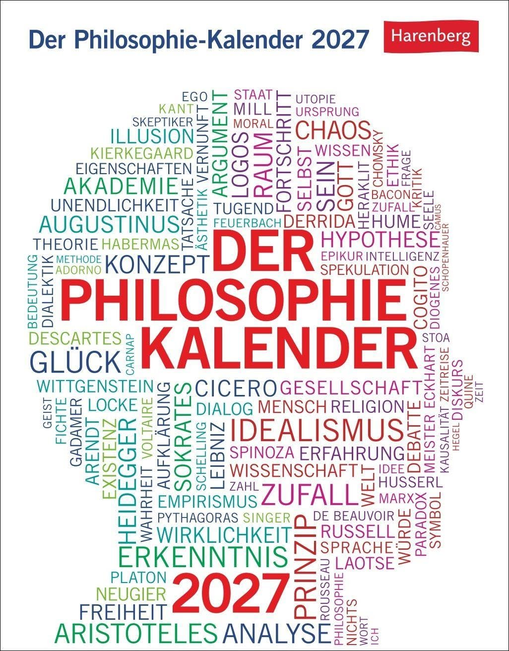 Der Philosophie-Kalender Tagesabreißkalender 2027: Erkenntnisreicher Tischkalender mit täglichem Wissen. Tageskalender mit spannenden Denkansätzen. Kalender 2027 zum Aufstellen