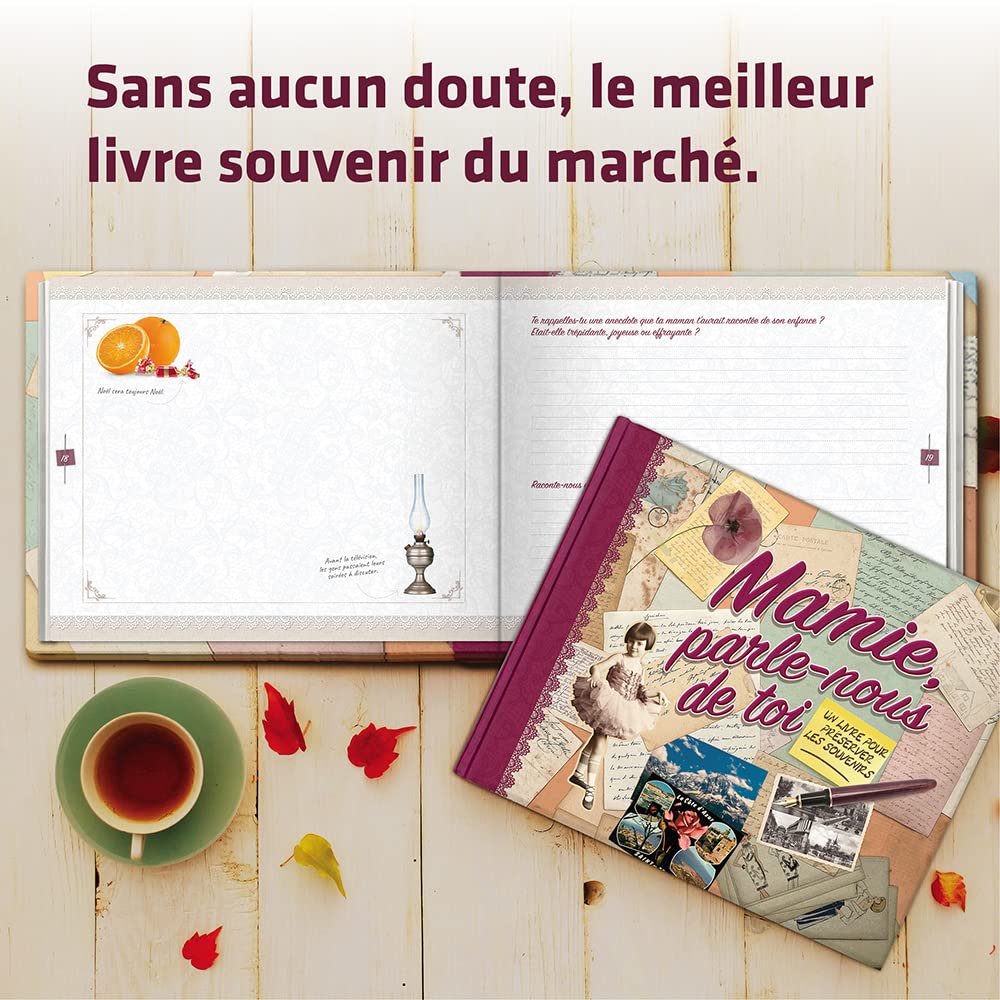 Livre Mamie Raconte Nous Ton Histoire Grand Mère Raconte Ton Histoire: Mamie Raconte Nous Ta Vie … Livre à  Compléter Qui Aide à Combler Cette Attente Des Petits Enfants Cadeau à Sa |  kinoyumesushi.com