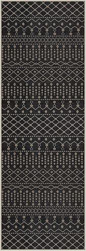 Miniatura 9 de Lahome Alfombra rústica de yute lavable para exteriores, de 5 x 7 pies, color beige, antideslizante, para sala de estar, caravana, oficina, comedor