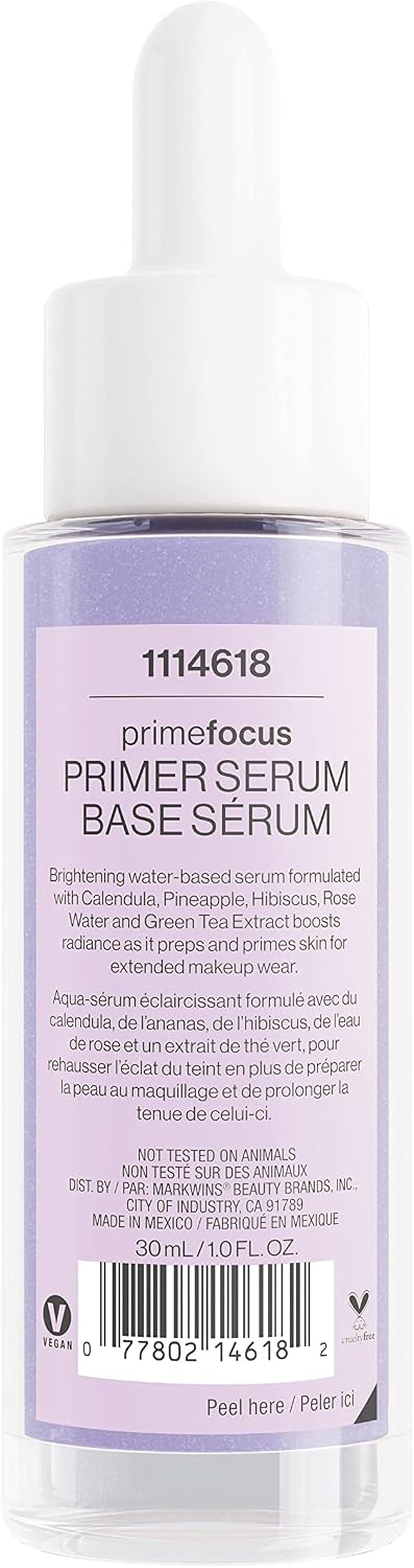 Wet n Wild, Prime Focus, Primer Serum, Face Primer for a Flawless and Long-Lasting Makeup - Image 4