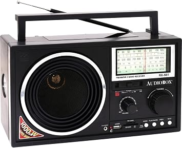 Audiobox RX-5BT Rechargeable Solar Radio with Bluetooth