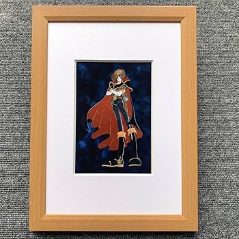 松本零士　キャプテンハーロック　 直筆サイン入り フレーム付き 松本零士 直筆サイン入り版画「宇宙海賊キャプテンハーロック