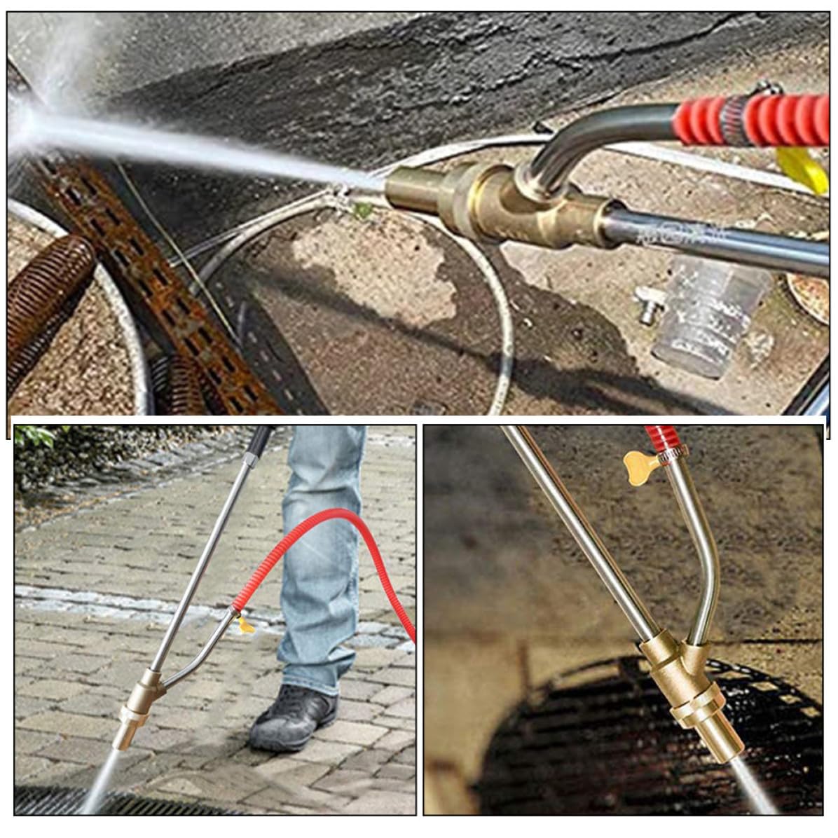 Sandstrahlwerkzeug mit 1/4 Adapter für Rost und Farbentfernung
