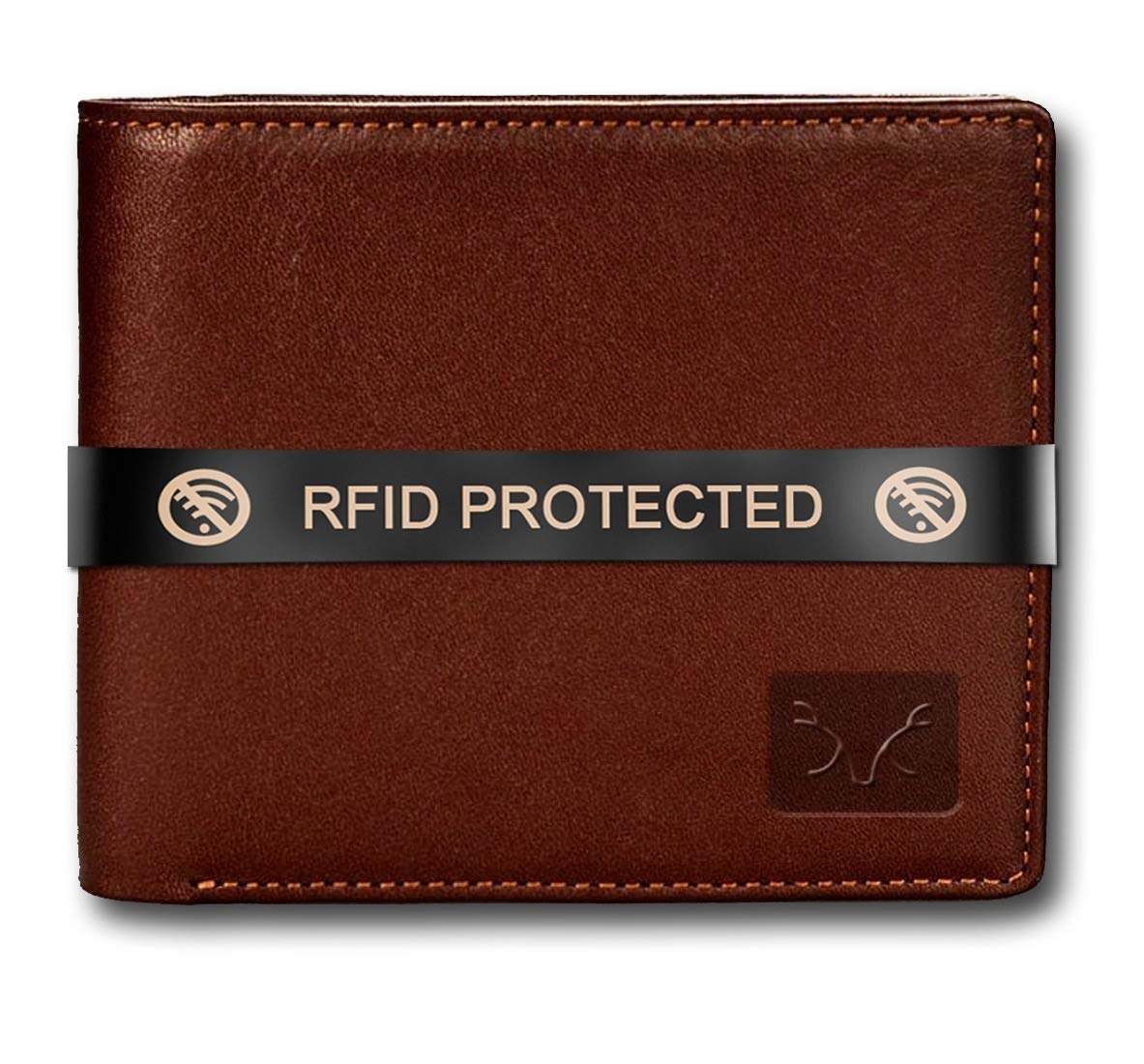 RFID Leather Wallet/Purse for Men (Brown)