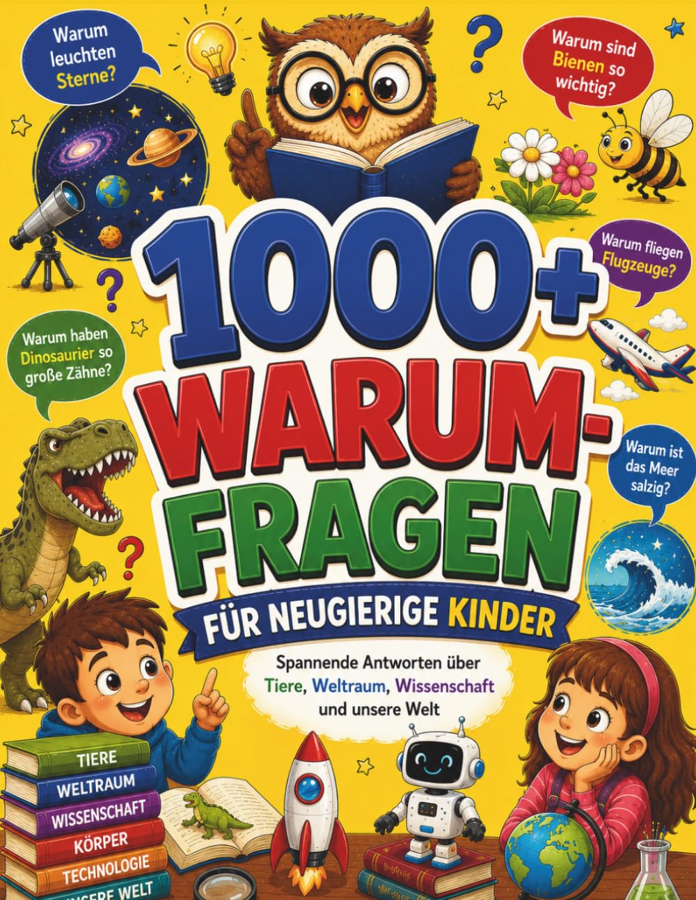 1000+ WARUM-FRAGEN FÜR NEUGIERIGE KINDER: Spannende Antworten und Erstaunliche Entdeckungen über unsere Welt