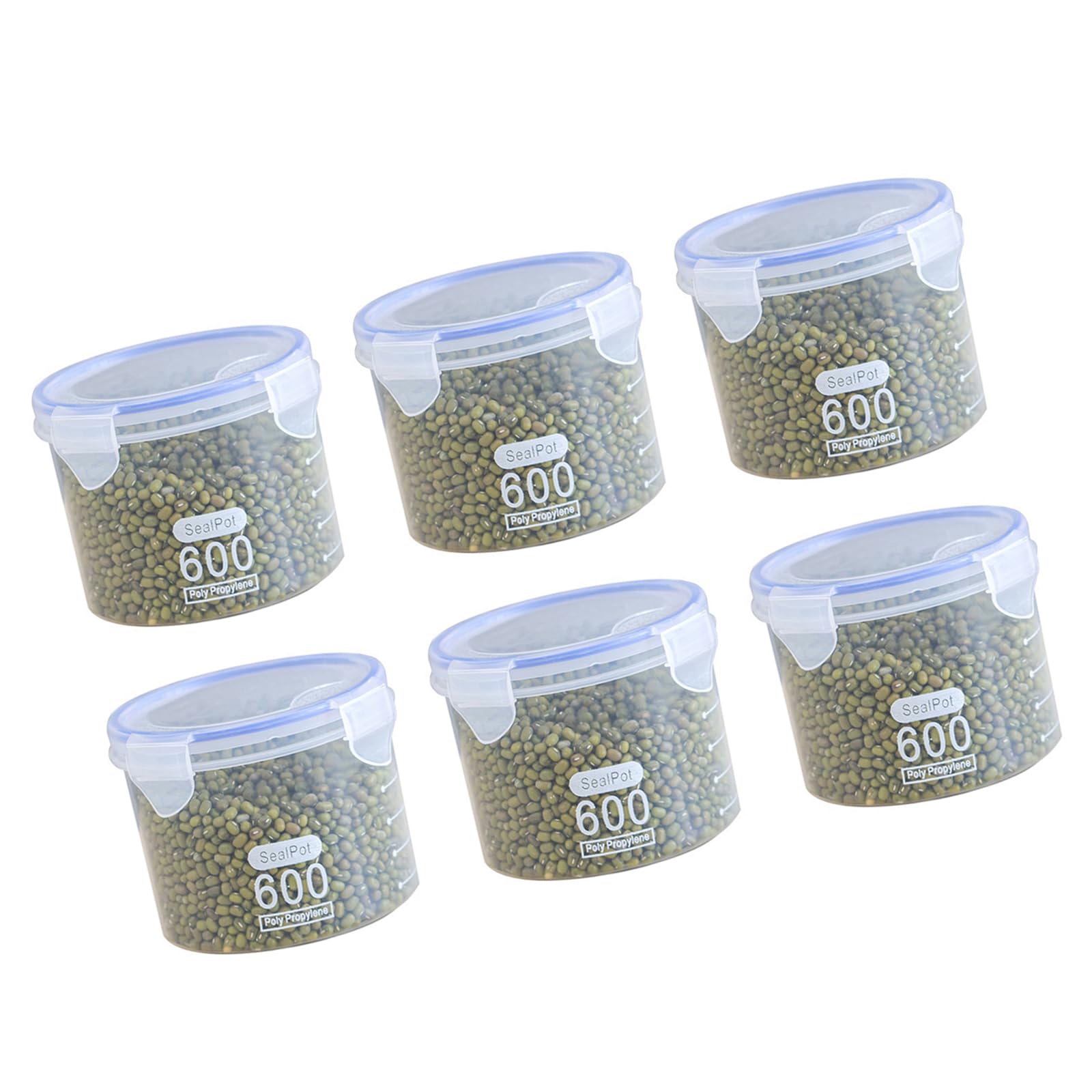 Xjdzineq Multipurpose Transparency Sealed Kitchen Storage Containers Clear Jars with Tight Seal for Cereals Seal Containers