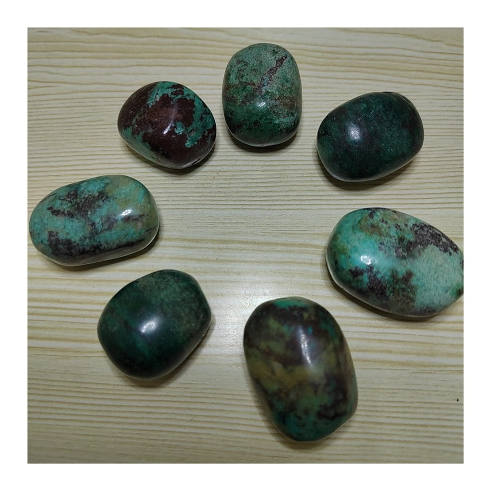 Piedras preciosas y cristales 1 pieza de 1.76-17.64 oz de piedra natural de Phoenix espécimen de grava procesamiento de muestras de cristal gema acuario decoración del hogar QINTINYIN Espécimen minera