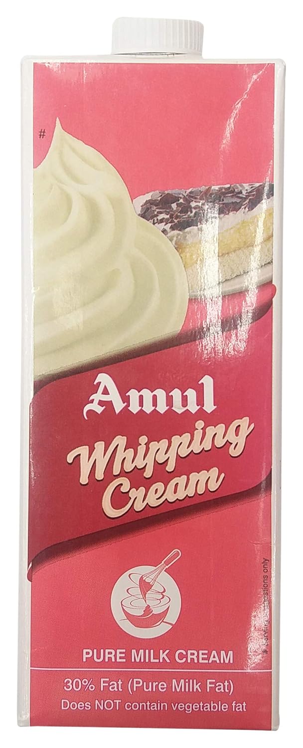 Amul Whipping Cream , 1 ltr Amazon.in Grocery & Gourmet Foods