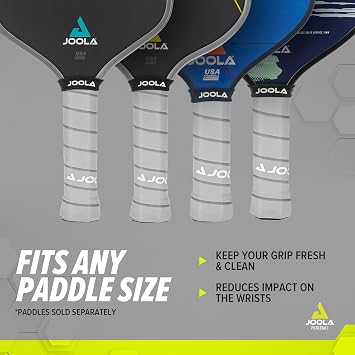 JOOLA Pickleball Paddle Replacement Grip Tape - Wrap for Pickleball Paddle - Moisture Wicking Surface & Comfort - Handle Wrap for Use with Small Grip & Overgrip