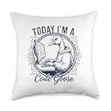 Funny Coding Goose Today I'm A Programmer Throw Pillow