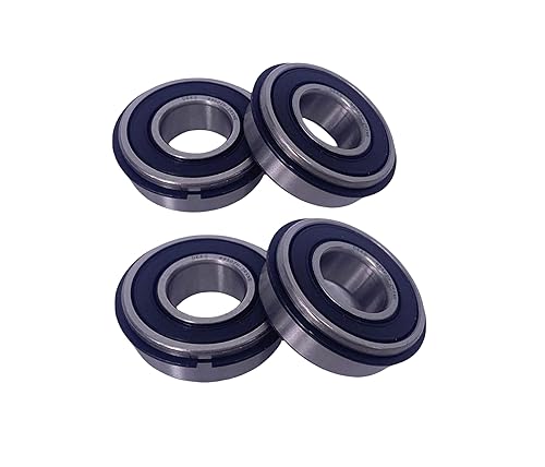 DEEG 4 unidades 99502HNR de rueda de rodamiento de bolas ID 5/8 pulgadas x diámetro exterior 1-3/8 pulgadas x ancho 7/16 pulgadas de ancho doble