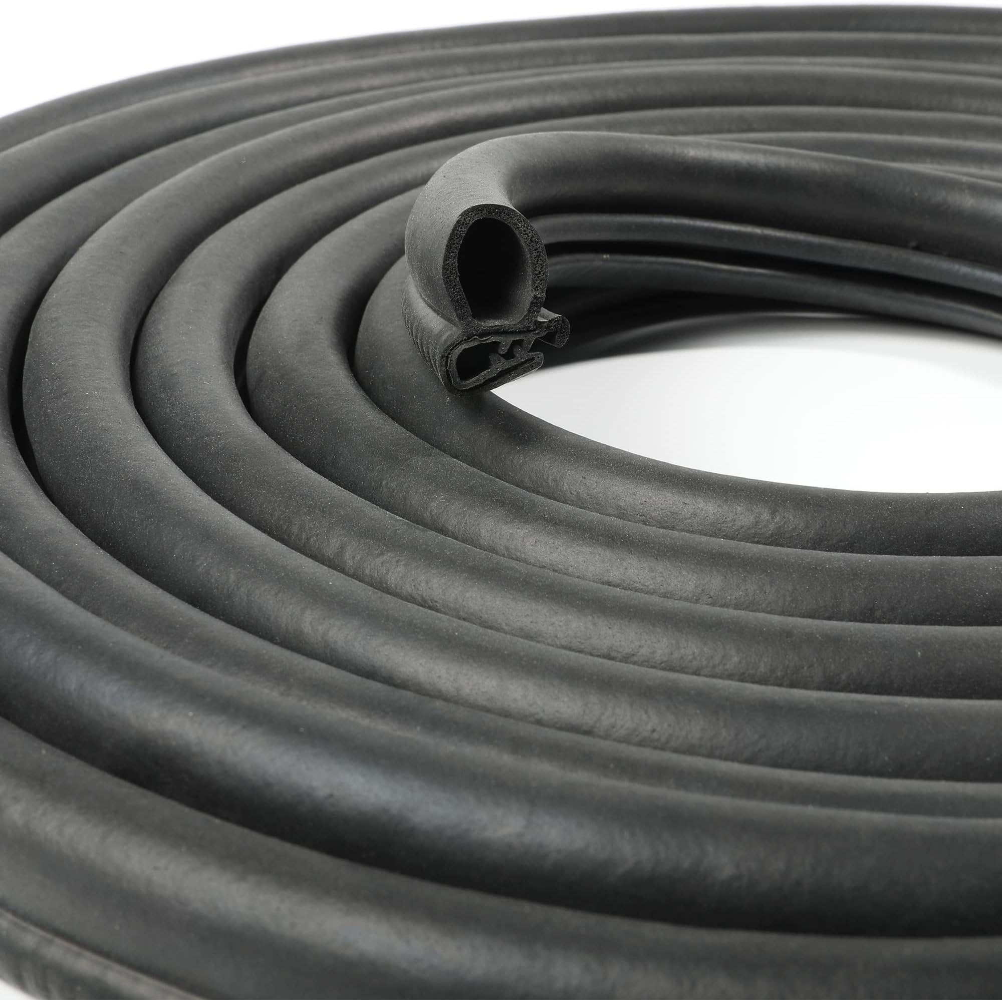 VAGURFO Rubber Edge Trim,Car Weather Striping,Door Rubber Seal Strip Trim Seal,Automotive Weather Stripping Edge Guard for Cars, Boats, RVs, Trucks, and Home Applications (30FT)