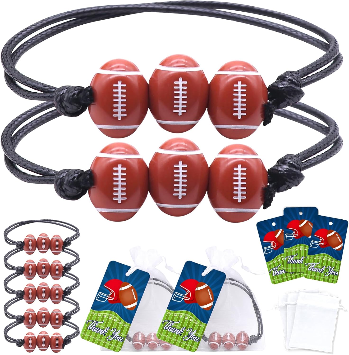 Football Party Favors 72 Pieces Football Goodie Bag With