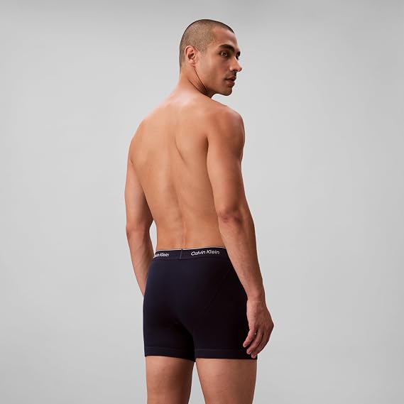 الملابس الداخلية من Calvin Klein للرجال كلاسيكيات القطن 5-Pack موجز الملاكم