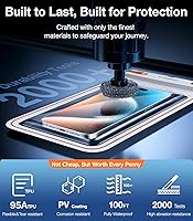 Vista 6 de TORRAS IPX8 - Funda impermeable para teléfono flotante, pantalla subacuática táctil, a prueba de agua con cordón para iPhone 17 Pro Max 16 S25