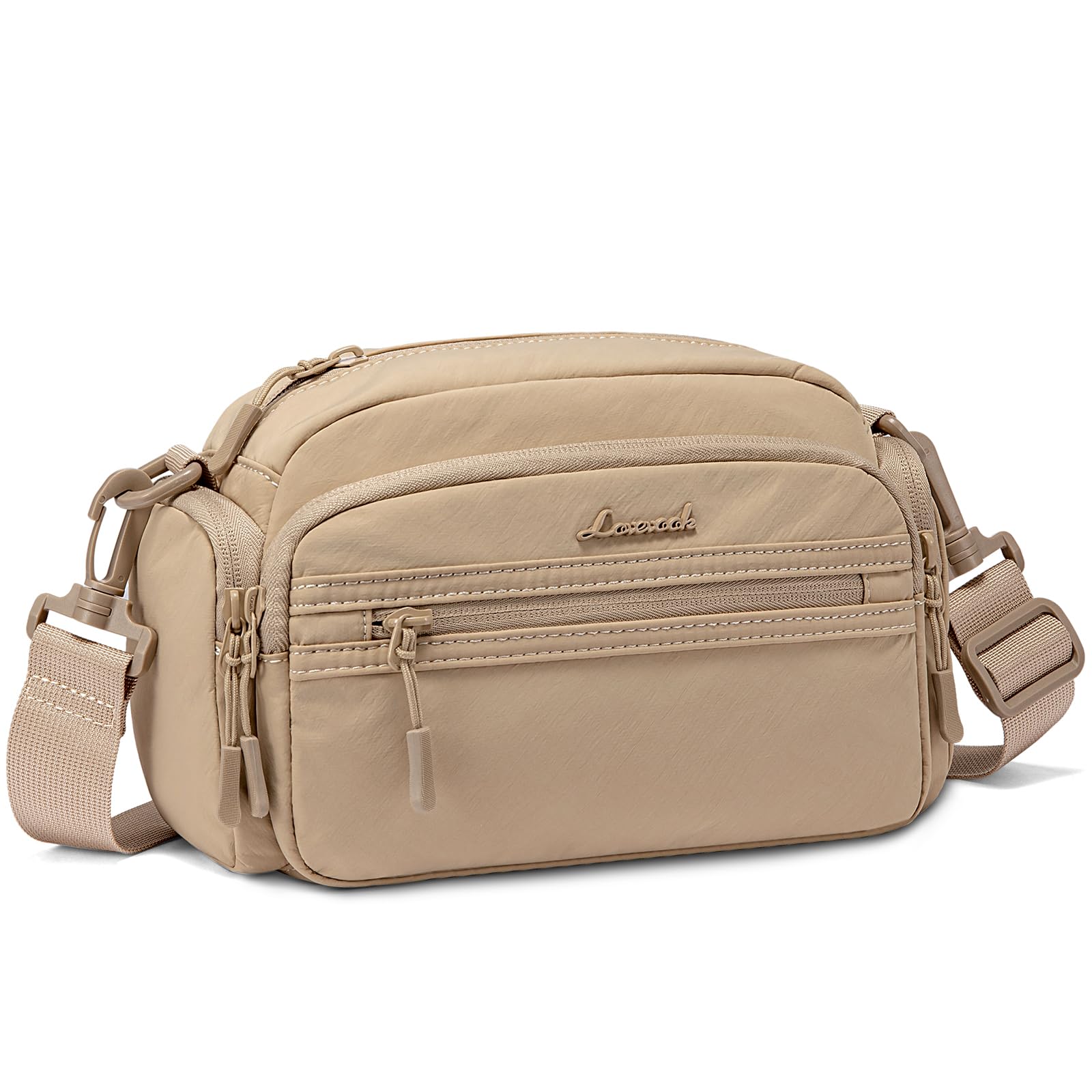 LOVEVOOK Crossbody Bag for Women, Multi-Pockets Purse, Nylon Shoulder Handbags, Water-Resistant &amp; Lightweight