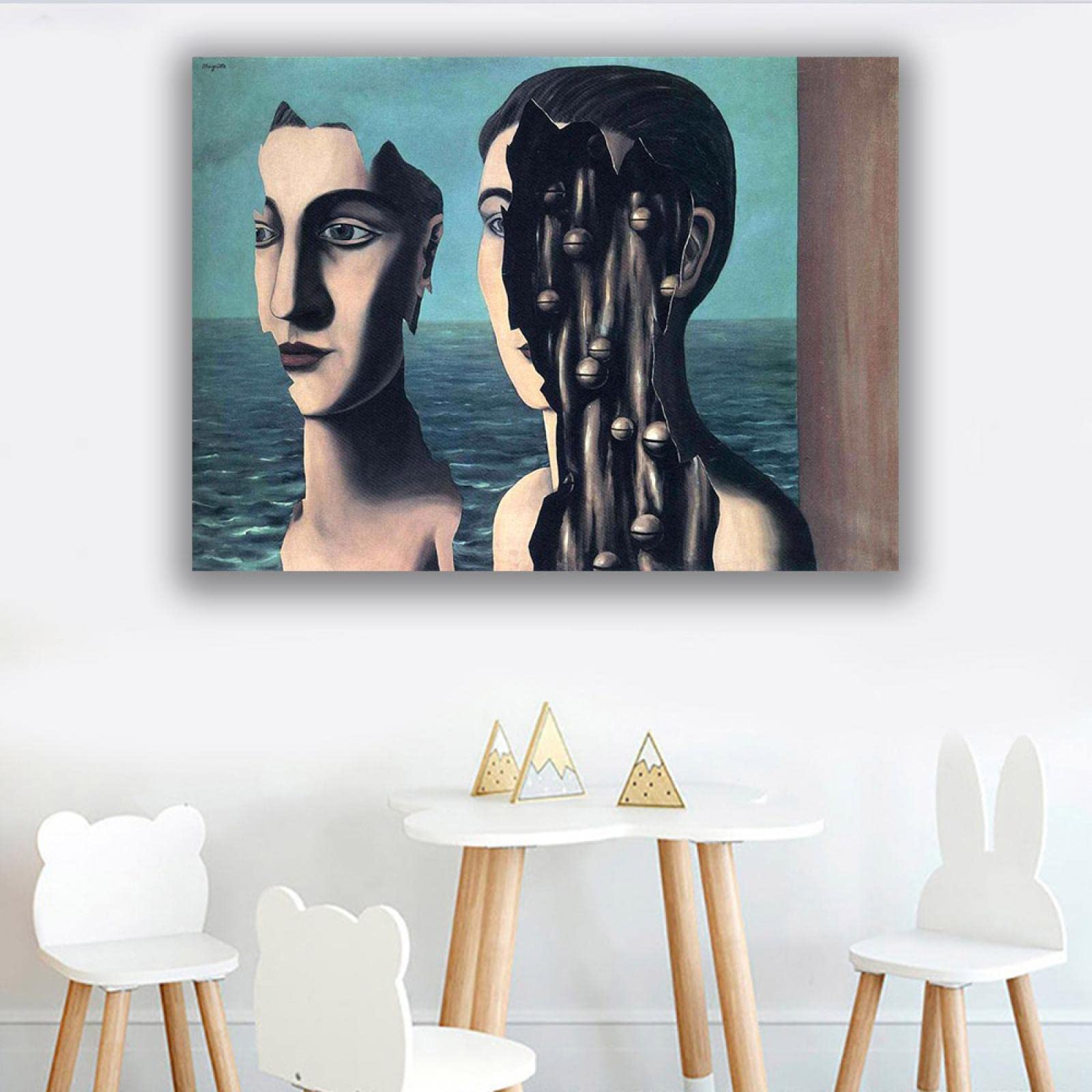 Amazon.co.jp: ルネ・マグリットの「二重の秘密」 有名な絵画