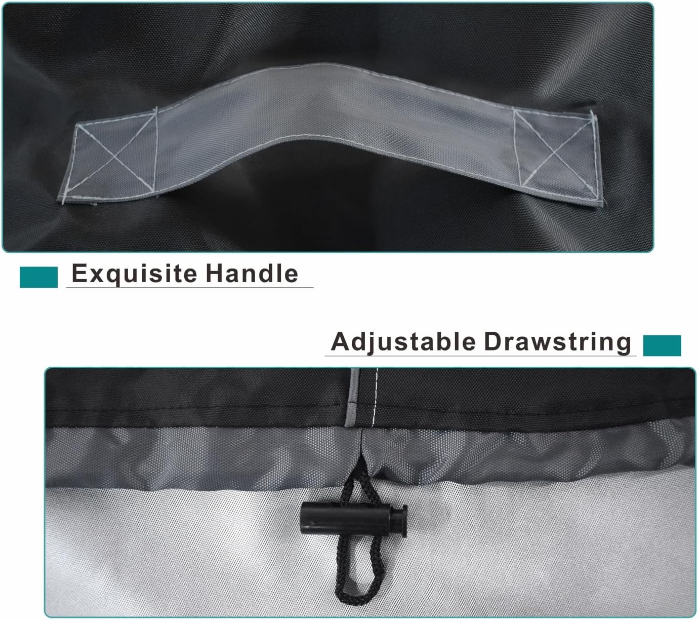 Pool Robotic Cleaner Cover – Universal Fit for Dolphin, Pentair, Polaris Pool Robots Heavy-Duty Waterproof Storage with Premium Two-Tone Design Drawstring