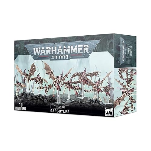 Games Workshop Gargoyle Brood - 10 Multi-Part Plastic Tyranid Gargoyles, Small Flying Bases - Tabletop Miniature Game - Age 13+