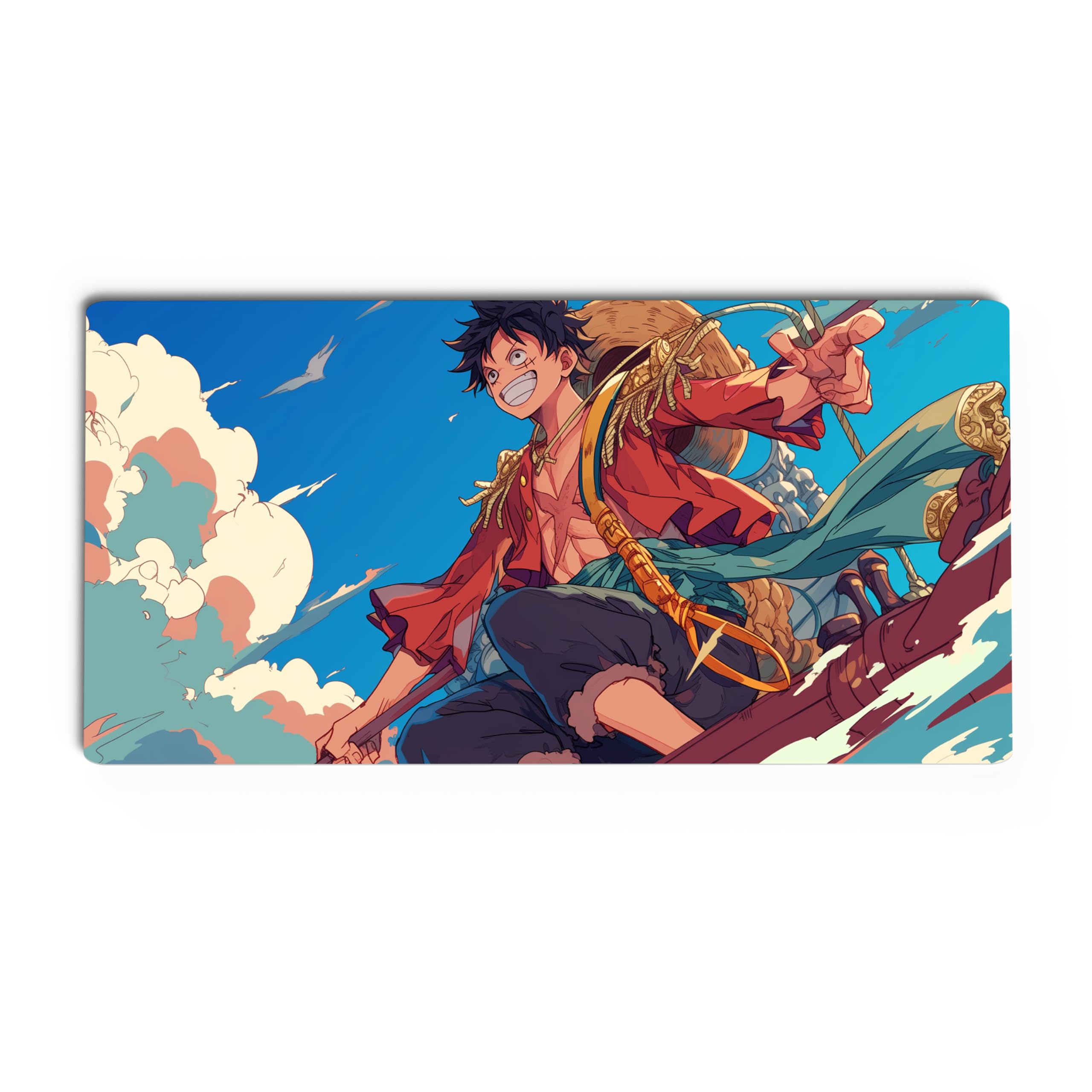 Gifting Domus Large Anime Mouse Pad with Monkey Luffy – 11x23 Inches, 3mm Thickness, Anti-Skid Rubber Base – Free 10 Random Anime Vinyl Stickers – Ideal for Gaming, Laptop, PC (GD-Anime-DLUFFY 02) (B0D773ZK15) Amazon Price History, Amazon Price Tracker