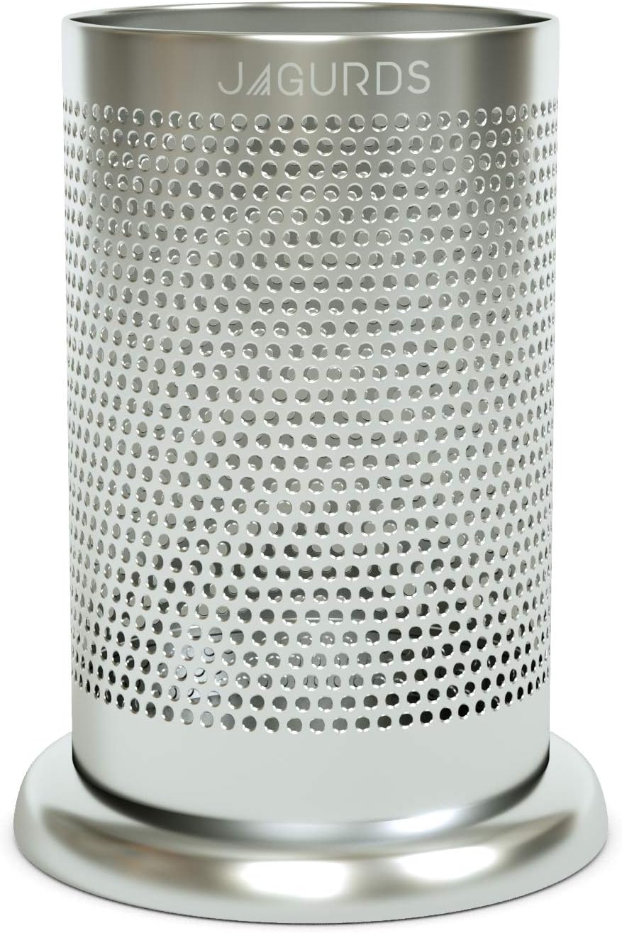 Stainless Steel Kitchen Utensil Holder for Counter - Small Spoon and Large Cooking Utensil Organizer - Crock Caddy Spatula Holder for Countertop