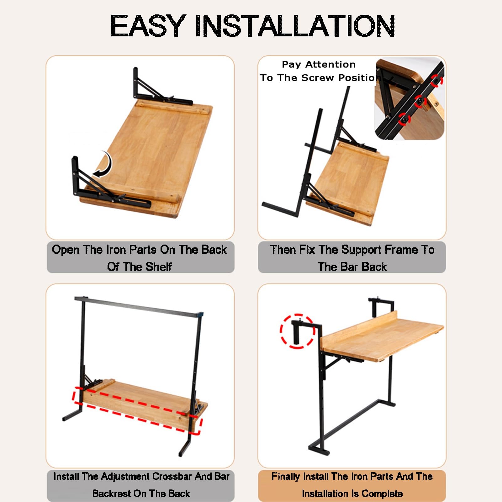 Escritorio plegable de pared, mesa abatible que ahorra espacio, perfecto para taller, garaje, oficina en casa, diseño versátil y duradero para un uso fácil