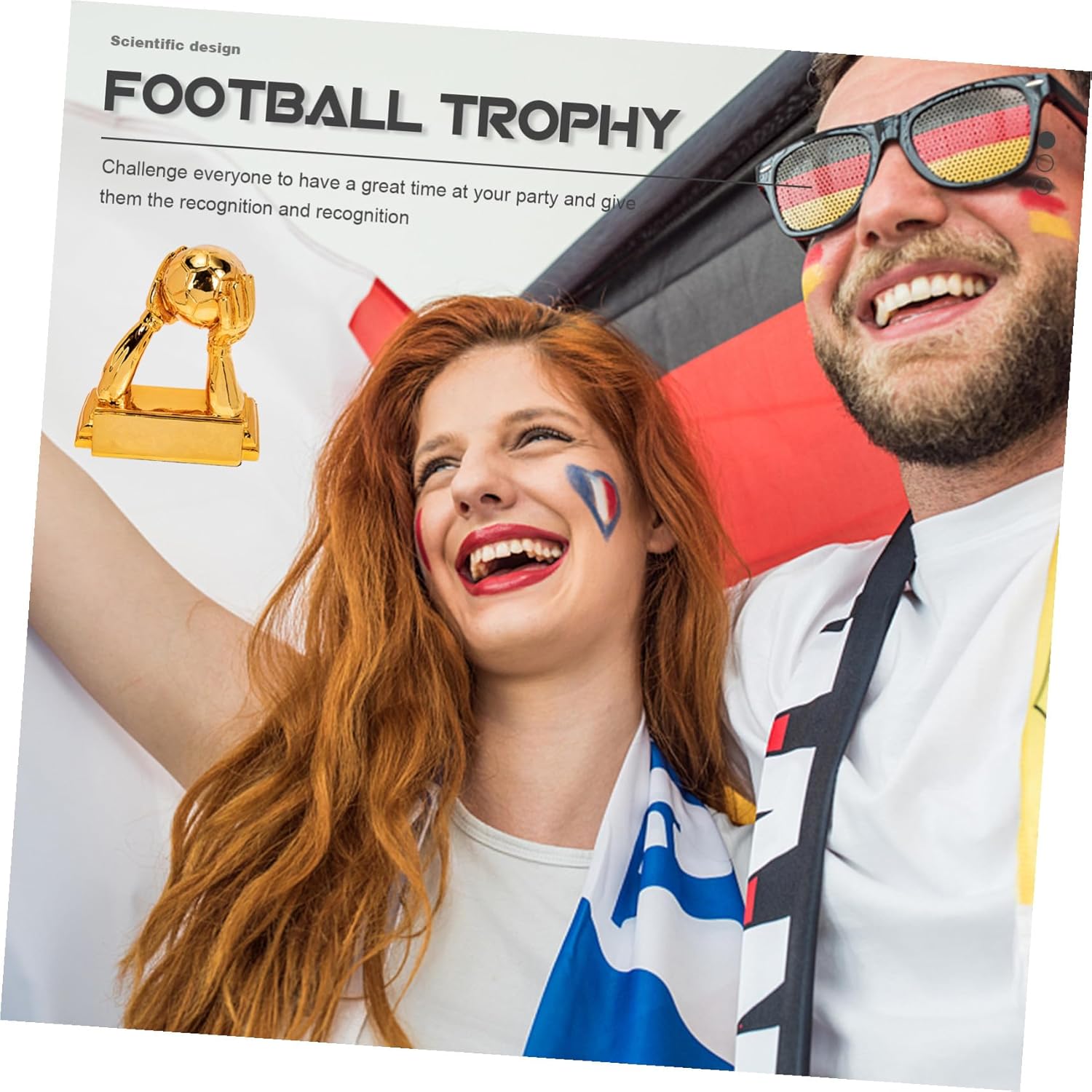 Golden Hand Soccer Trophy Versatile Football Award for Goalkeepers Soccer Fans Home Decor Party Souvenir for Competitions and Sports Events